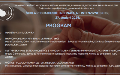 Škola pedijatrijske i neonatalne intenzivne skrbi – Program